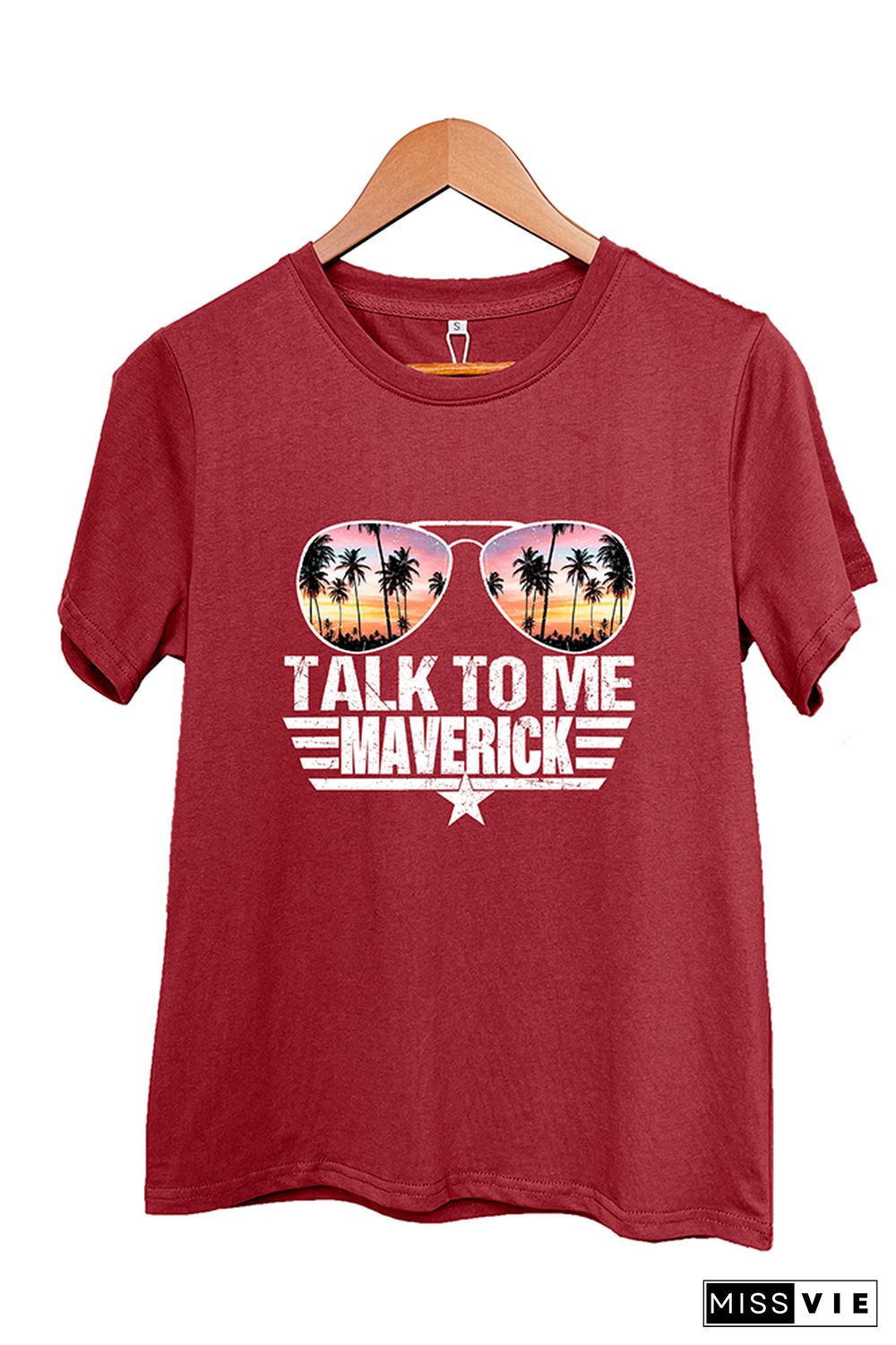 Talk To Me Goose Graphic Tee Short Sleeves Wholesale