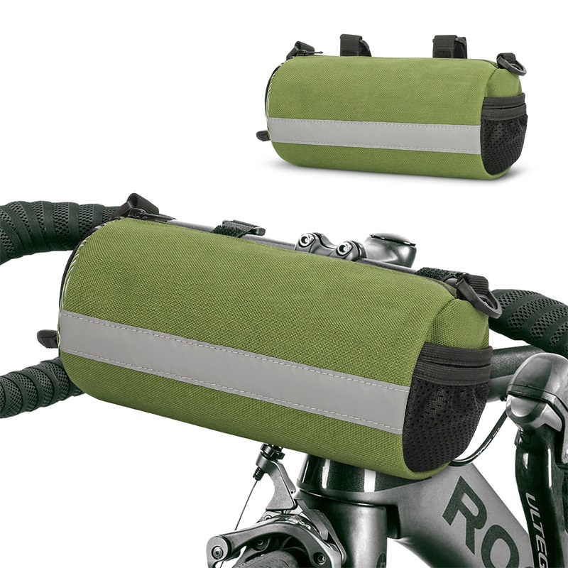 Travel Outdoor Cycling Bicycle Frame Tube Bags Waterproof Bike Handlebar Bag Portable Bicycle Handlebar Bag