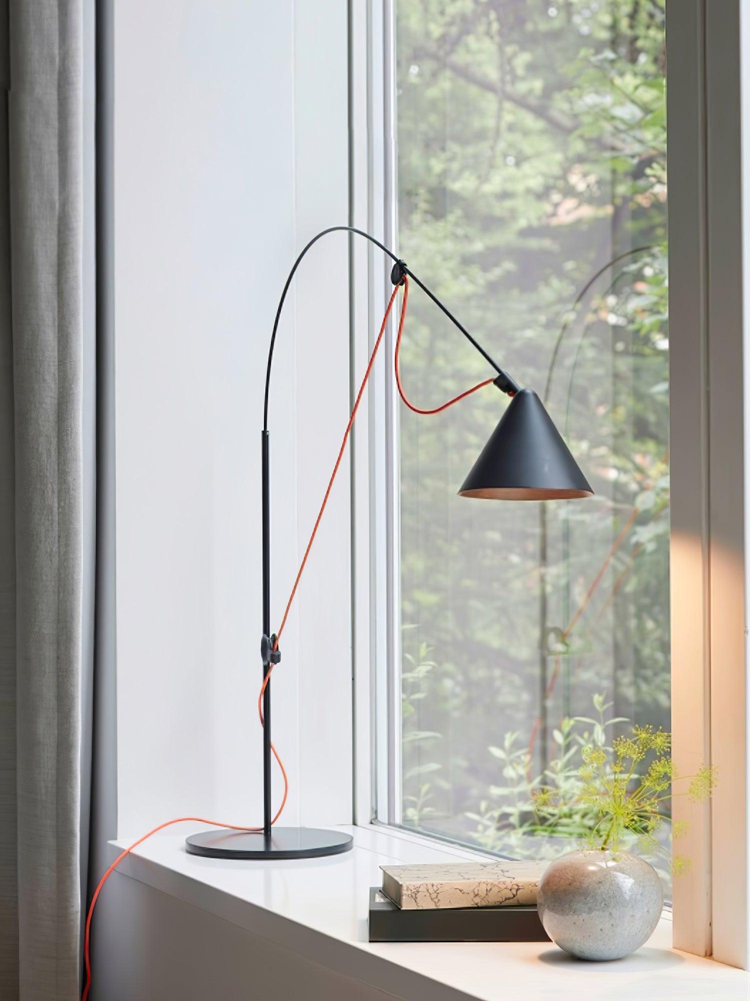 Ensure Black Table Lamp