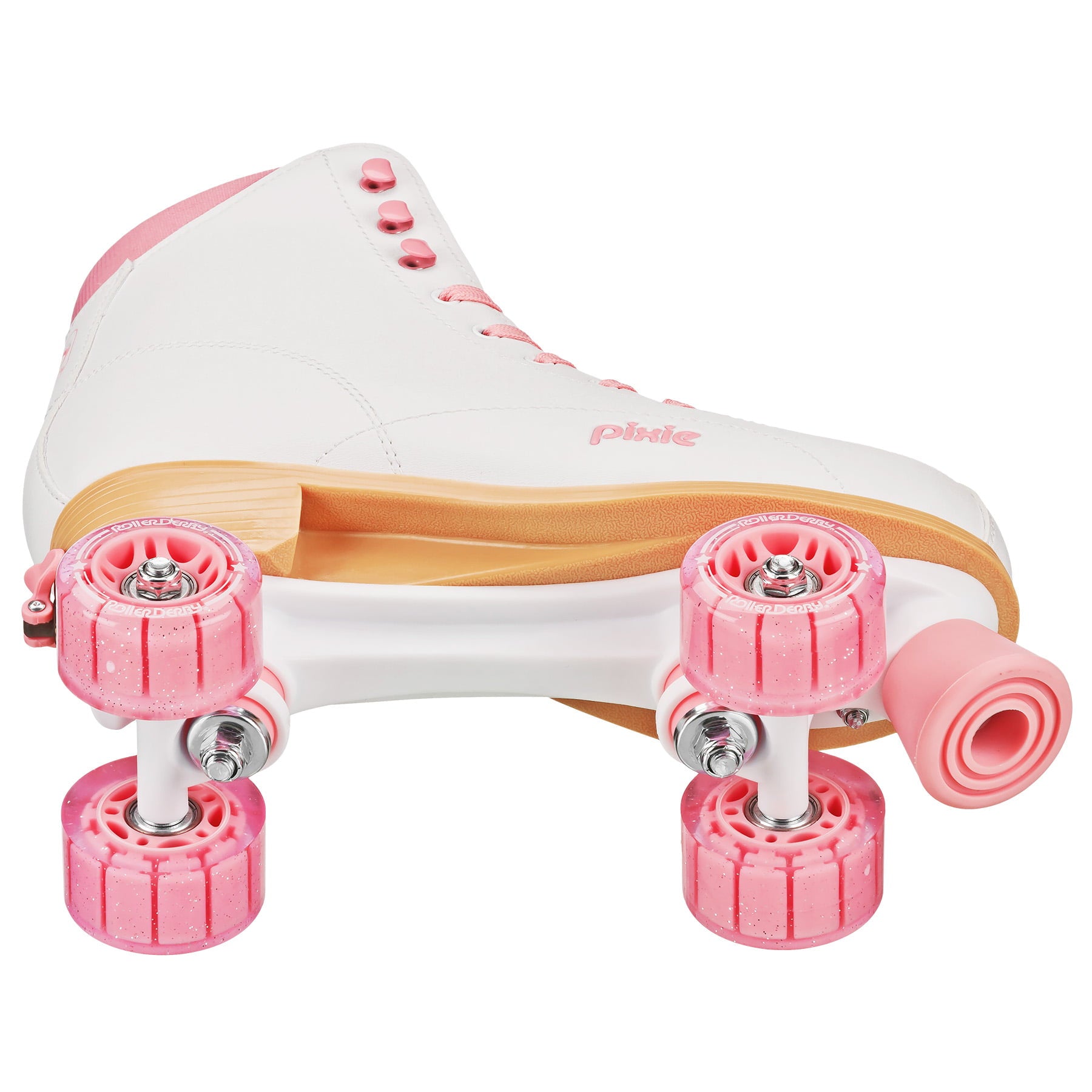 Roller Derby Pixie Hightop Adjustable Adult Women's Roller Skates Size 7-10