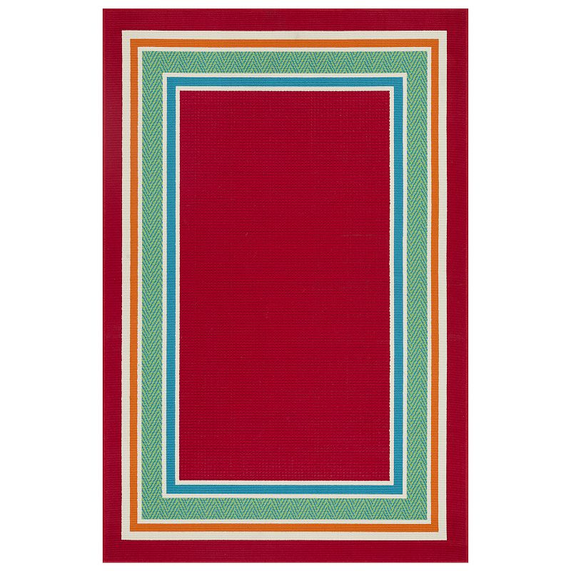 Sonoma Goods For Life® Framed Border Indoor Outdoor Rug