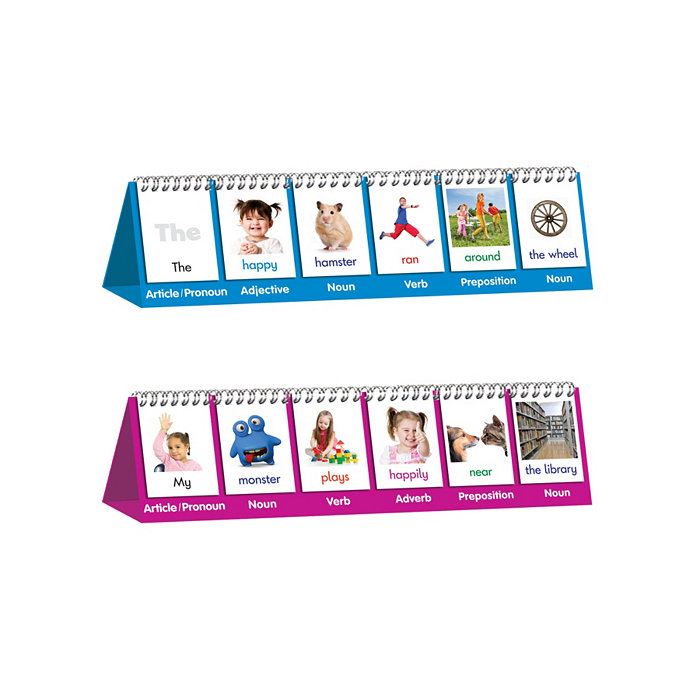 Junior Learning Parts of Speech Flip Cards Educational Learning Set