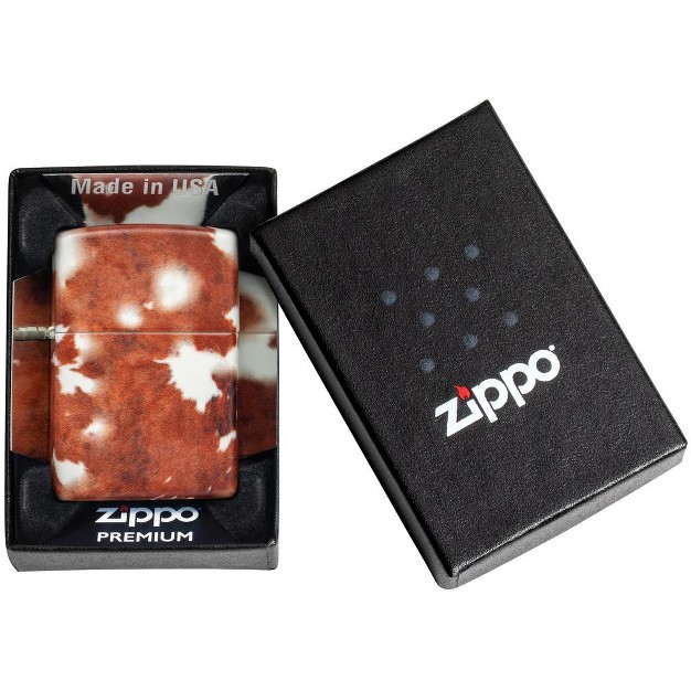 Zippo Cow Print Design Windproof Lighter