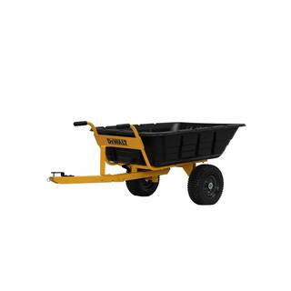 DW 800lb10 Cu. Ft. SwivelDump Cart - Convertible to TowWheelbarrow DXTB0573