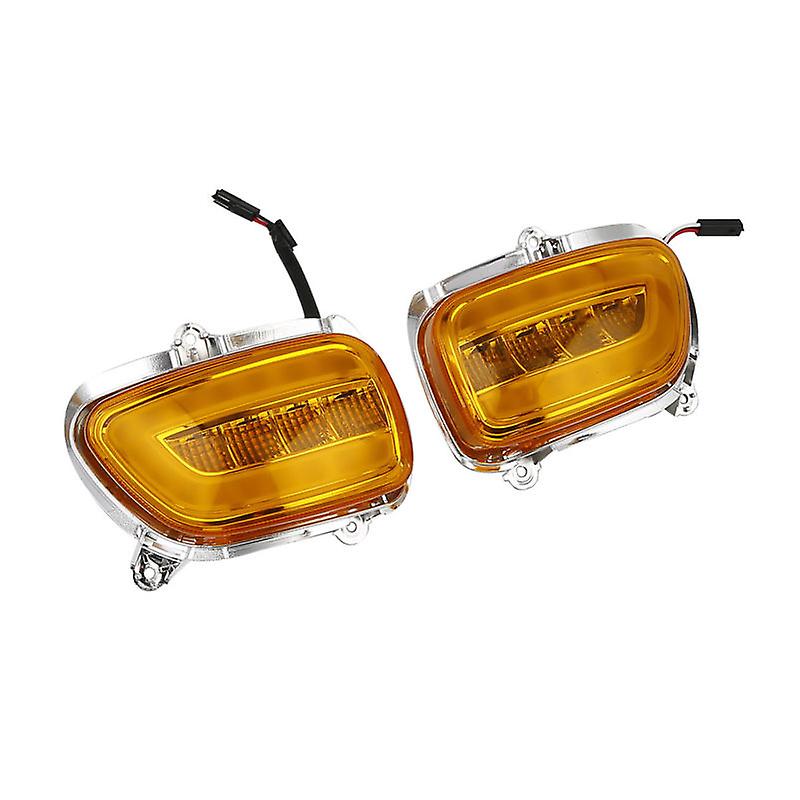 Born Pretty Front Led Turn Signals Orange Lens For Honda Goldwing Gl1800 2001-2017 F6b 13-17