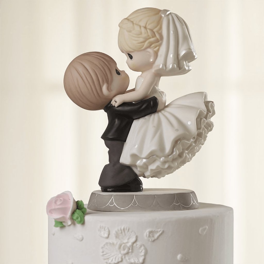 Precious Moments  Best Day Ever, Wedding Cake Topper Bisque Porcelain Figurine