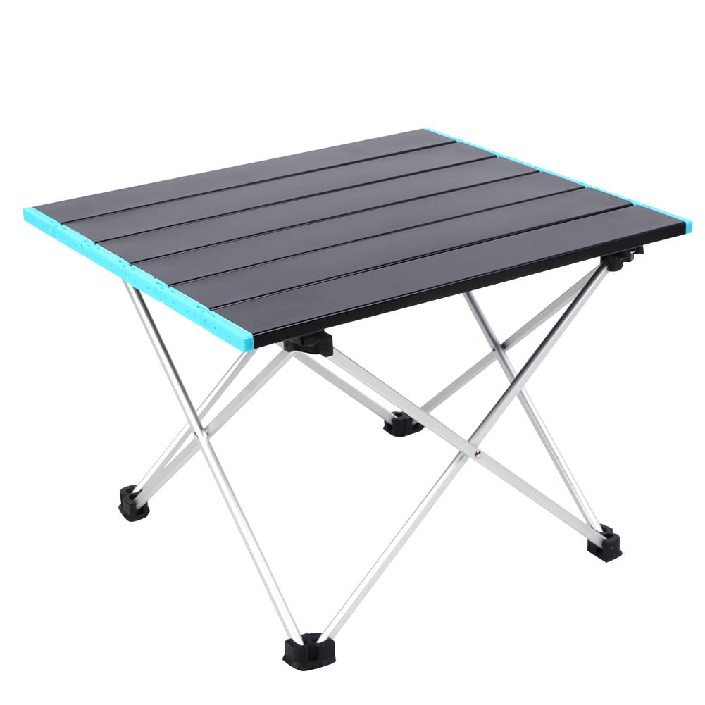 Fyydes Portable Folding Outdoor Picnic Table Desk Camping Table Beach for Cooking Travel