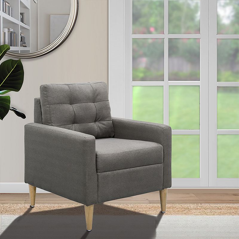 510 Design Dani Tufted Back Arm Accent Chair