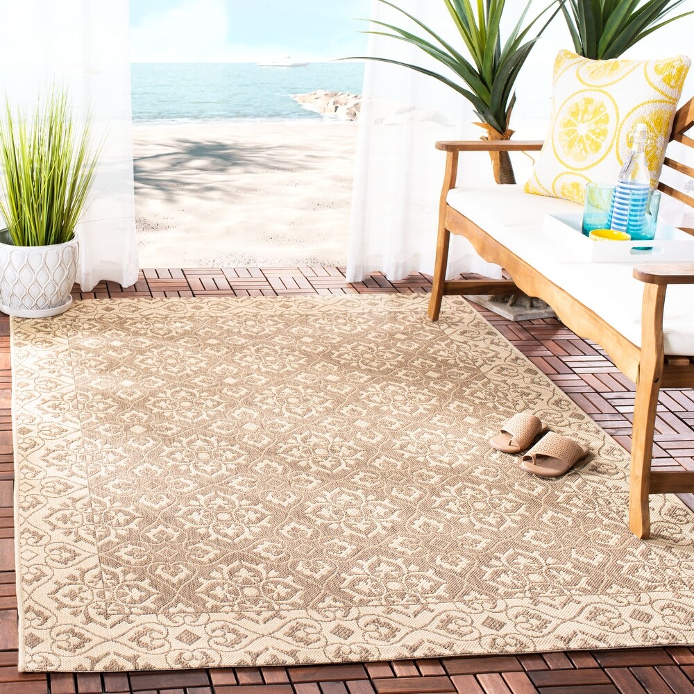 SAFAVIEH Courtyard Ardeth Indoor/ Outdoor Waterproof Patio Backyard Rug