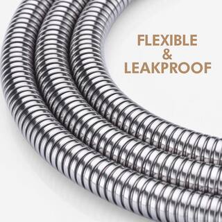 Nestfair 71 in. Stainless Steel Shower Hose in Brushed Nickel SX-DR501N