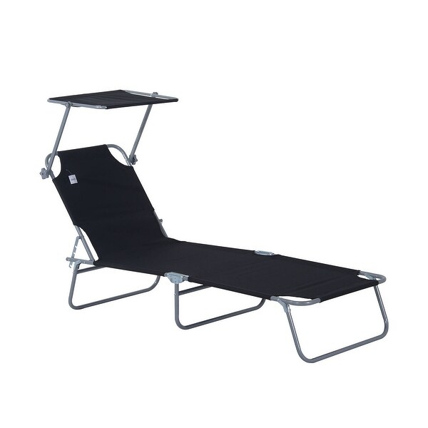 Adjustable Folding Chaise Lounge，Tanning Chair