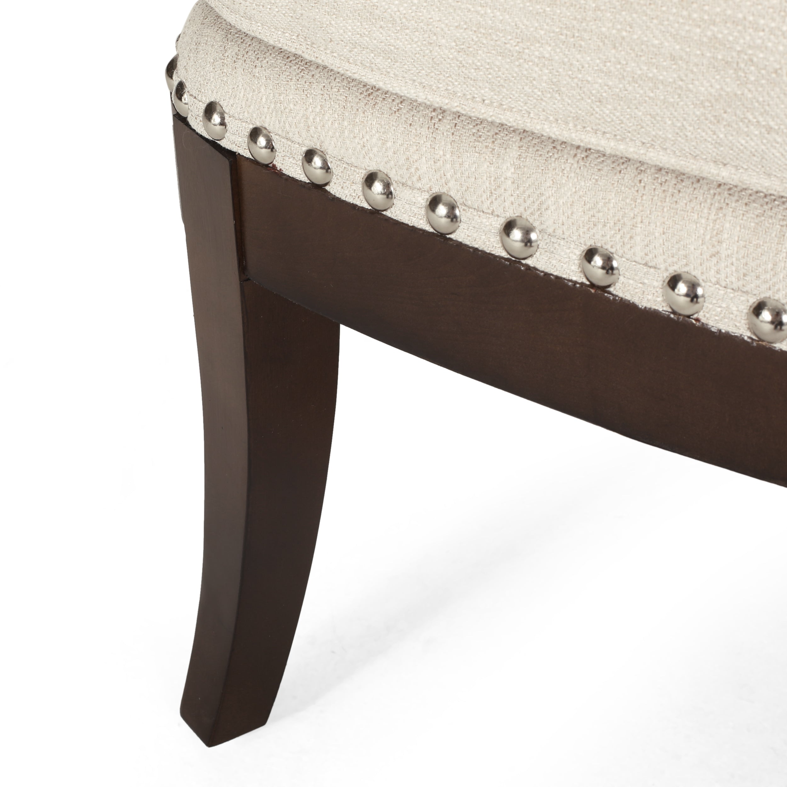 Jett Contemporary Upholstered Accent Chair with Nailhead Trim