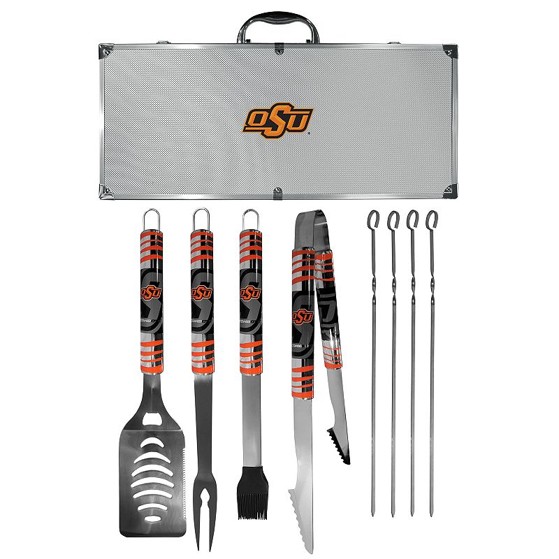 Oklahoma State Cowboys Tailgater 8-Piece BBQ Grill Set