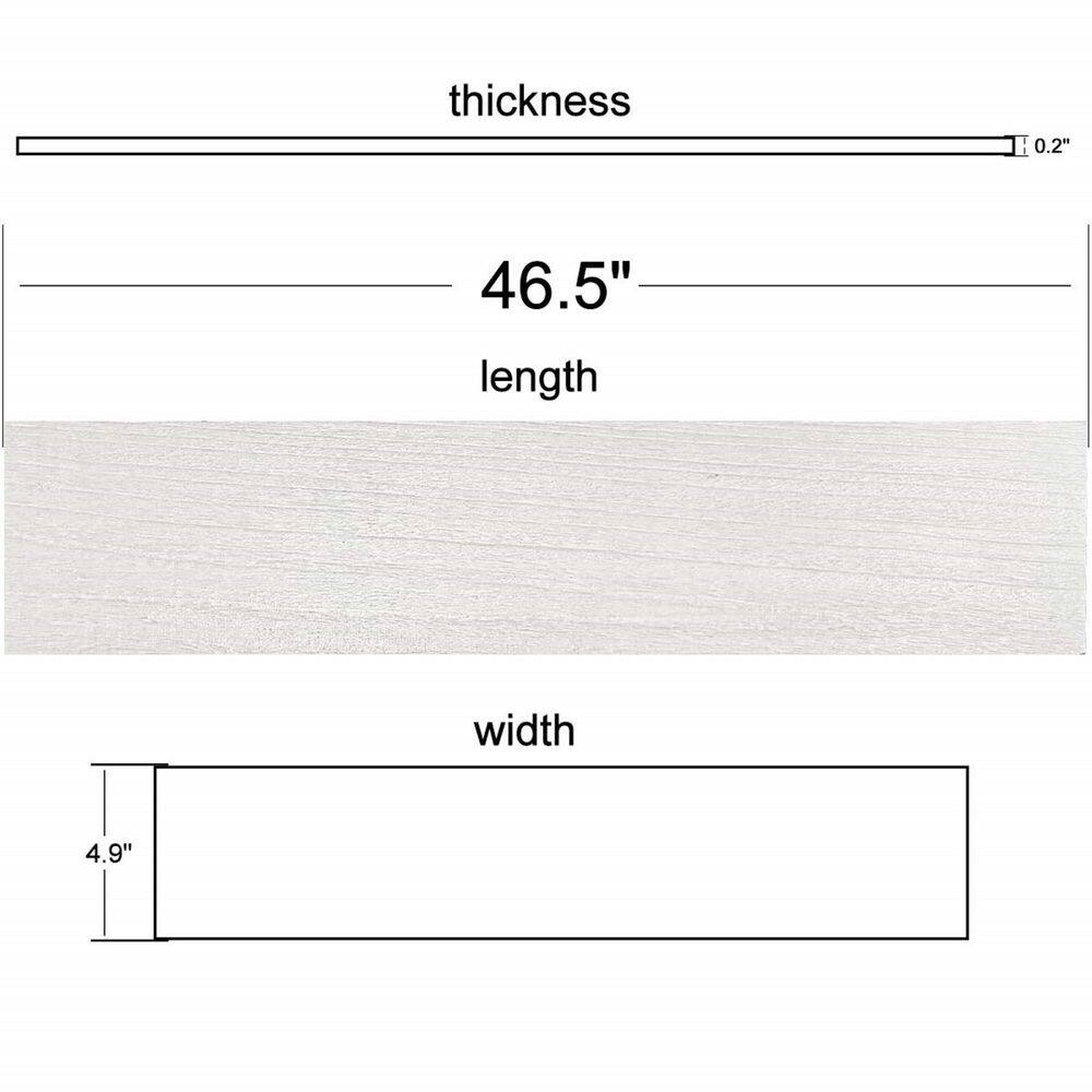 Art3d White-Washed Peel and Stick Wood Plank for Wall Self-Adhesive Wood Wall Panel for Living Room (16s q. ft.Box) A15hd501