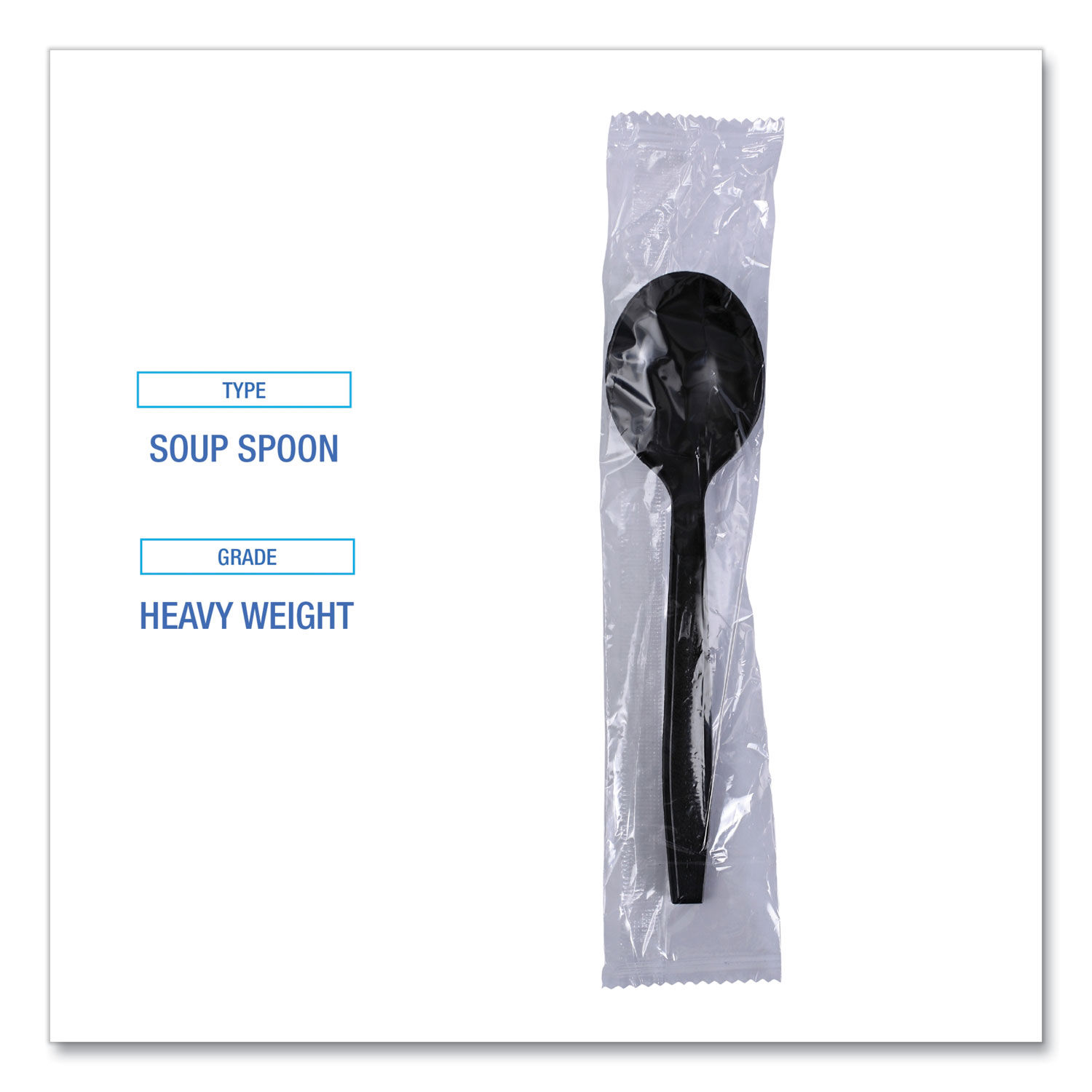 Heavyweight Wrapped Polypropylene Cutlery by Boardwalkandreg; BWKSSHWPPBIW
