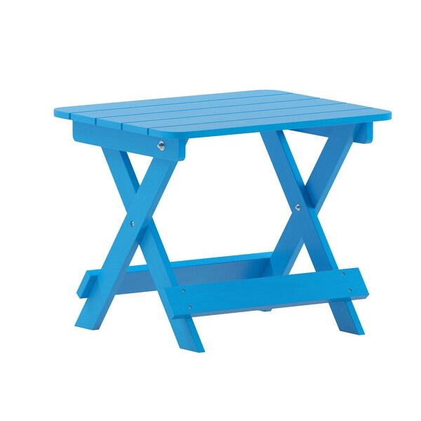 Commercial Grade AllWeather Portable Folding Adirondack Side Table