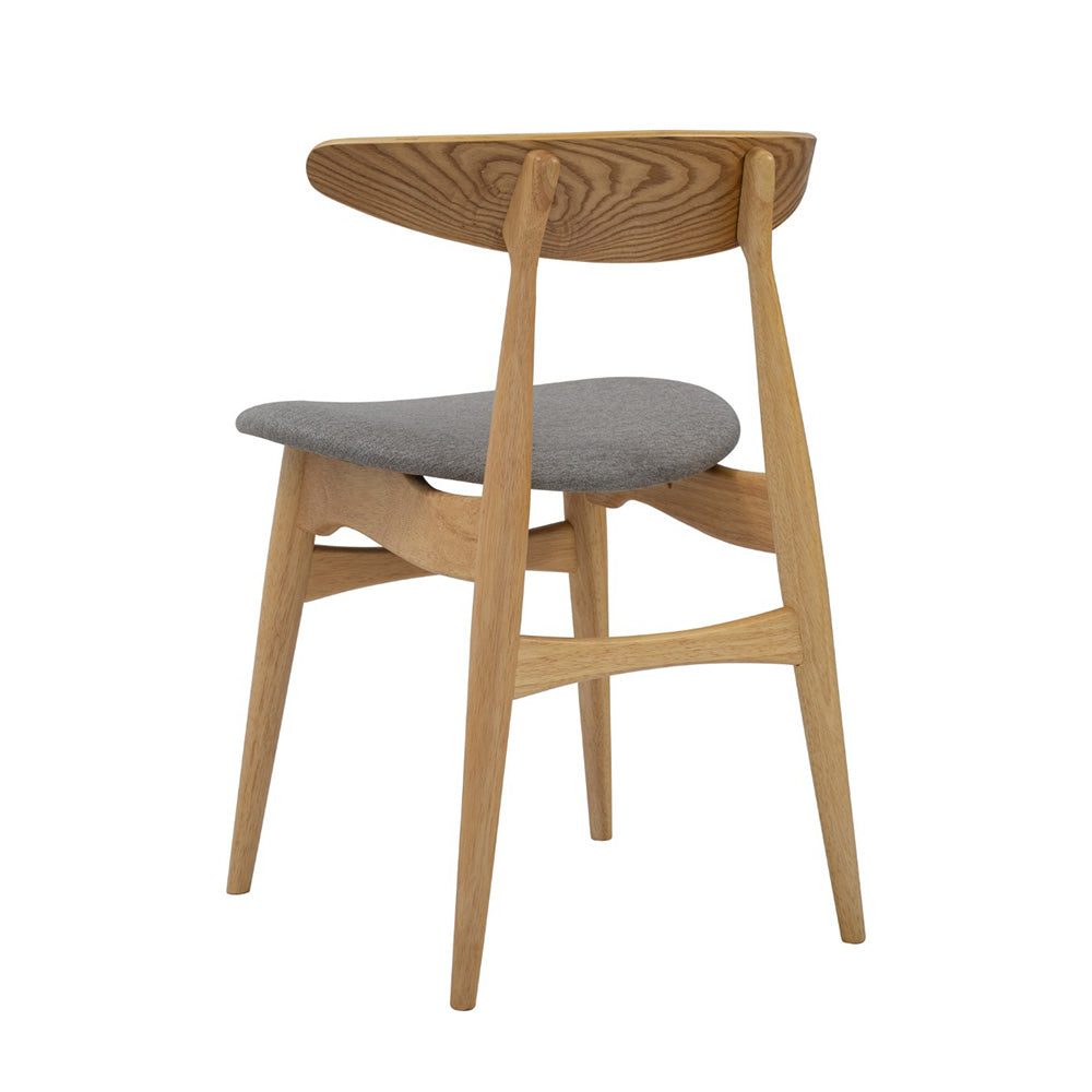 Tricia Dining Chair - Oak & Grey