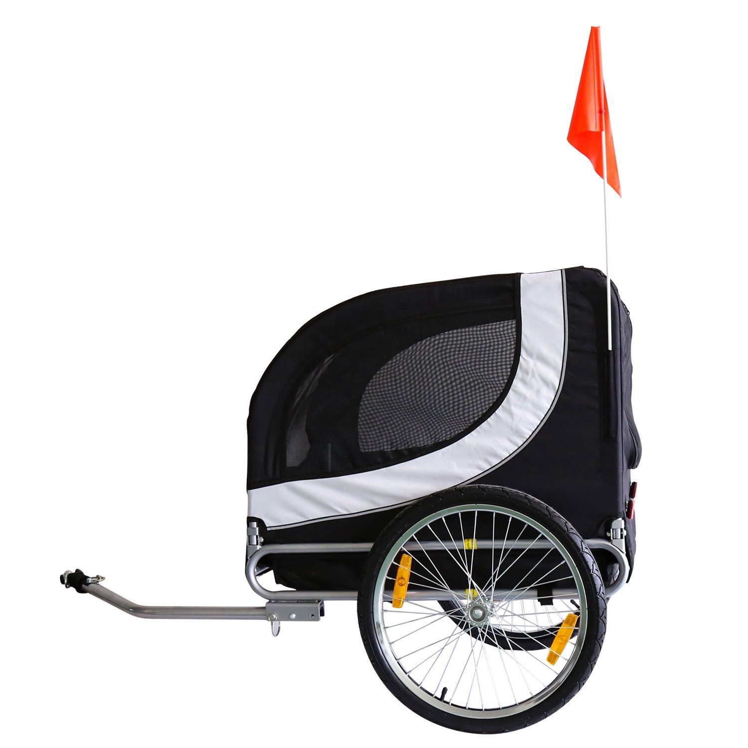 Wholesale supply bicycle trailer folding cargo / dog bike trailer for sale