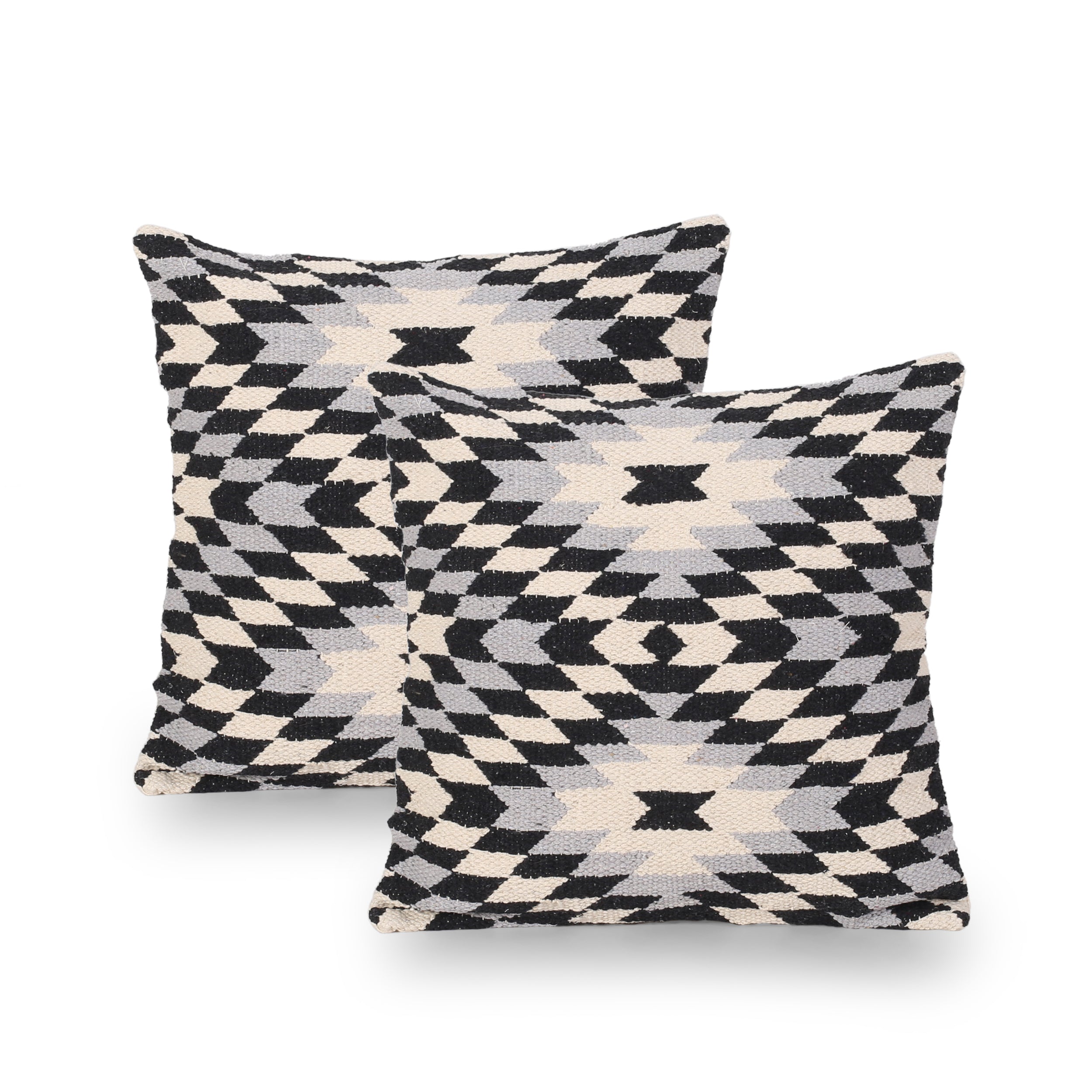 Xavien Boho Cotton Throw Pillow (Set of 2)