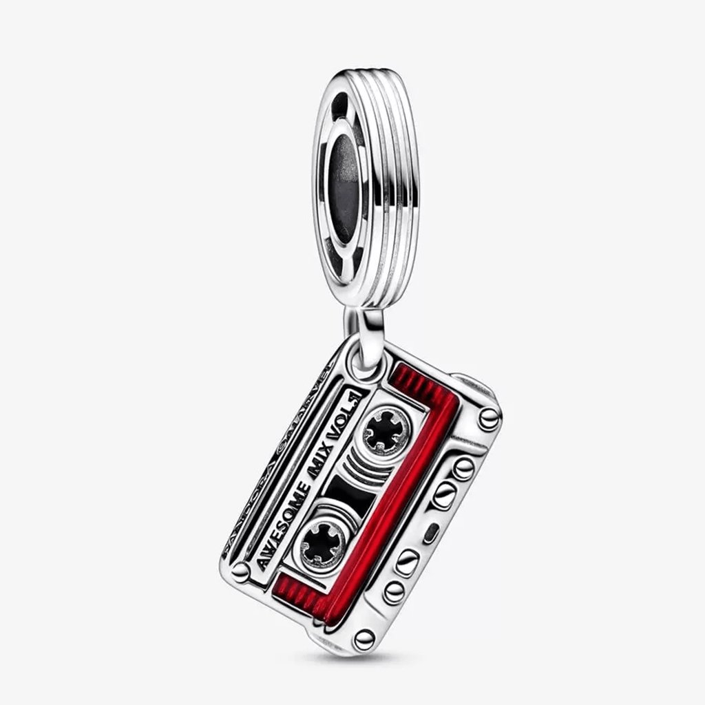 PANDORA  Marvel Guardians Of The Galaxy Cassette Tape Dangle Charm