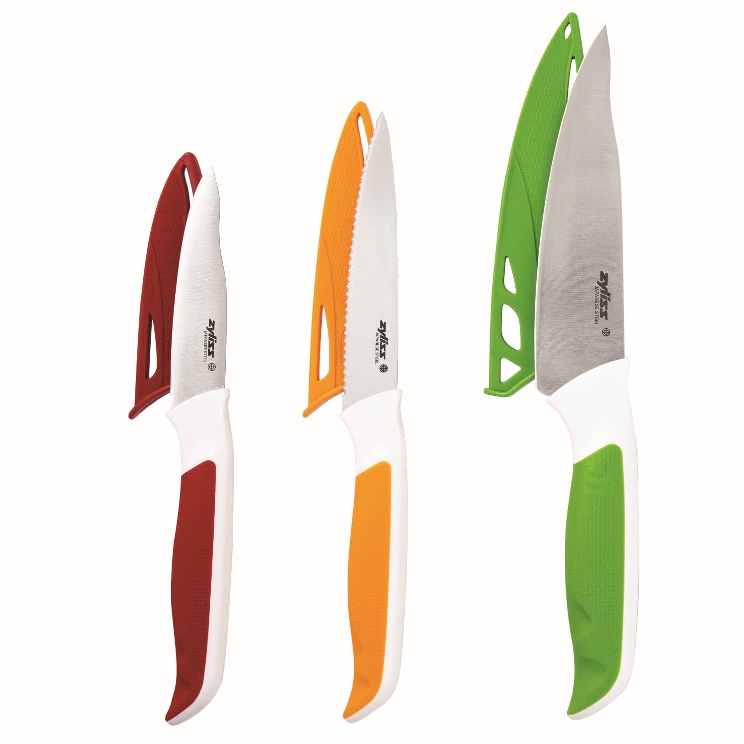 Comfort Cutting Board and 3 Piece Knife Set