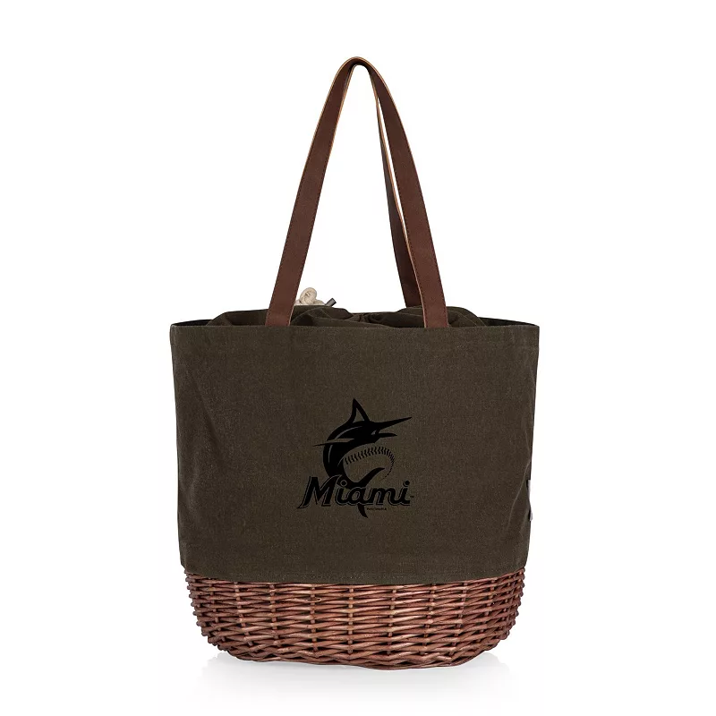 Picnic Time Miami Marlins Coronado Basket Tote