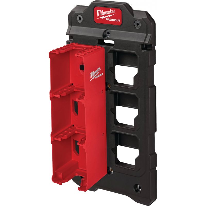 MW PACKOUT M18 Battery Rack 4 Battery Red