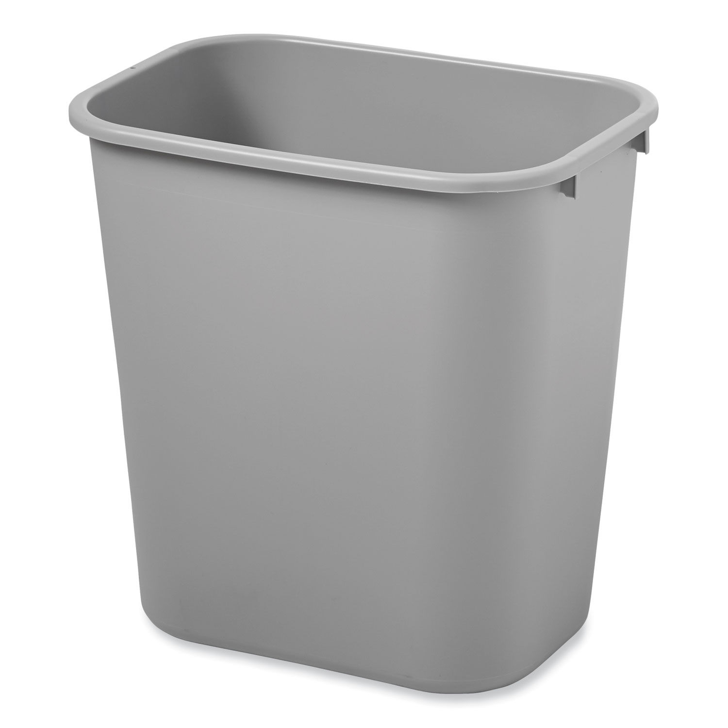 Deskside Plastic Wastebasket by Rubbermaidandreg; Commercial RCP295600GY