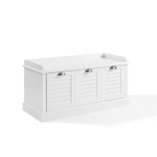 CROSLEY FURNITURE Ellison White Storage Bench CF6041-WH