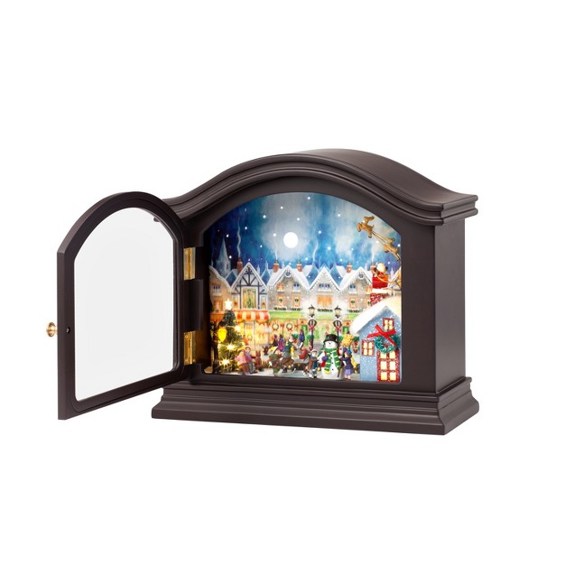 Mr Christmas Animated Led Mantel Music Box Christmas Decoration