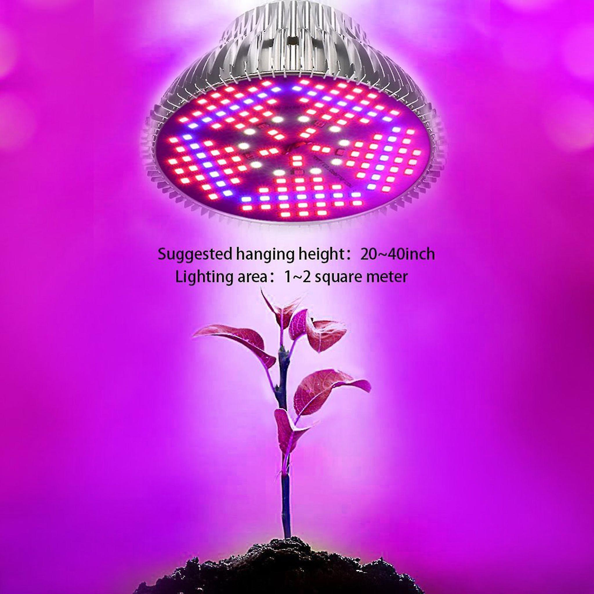 30w E27 40 Led Plant Lamp Plant Light Indoor Plants Grow Lamp Full Spectrum Grow Lamp