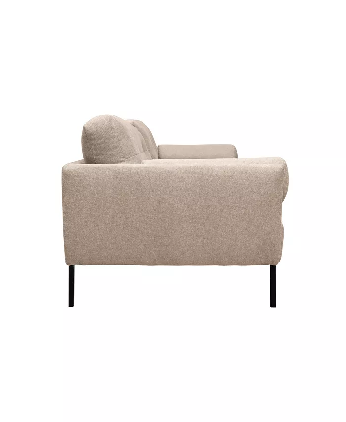 Armen Living Michalina 84 Polyester Nylon with Metal Legs Sofa