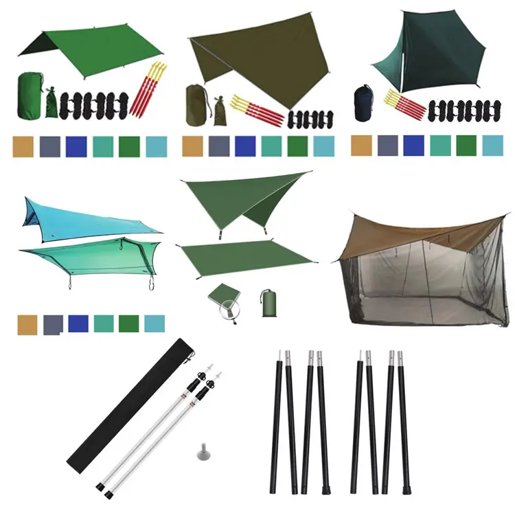 Outdoor Hiking Camping Accessories Hammock Tent Sleeping Bag Travel Outdoor Tent Camping Gear Instant Glamping Tente De