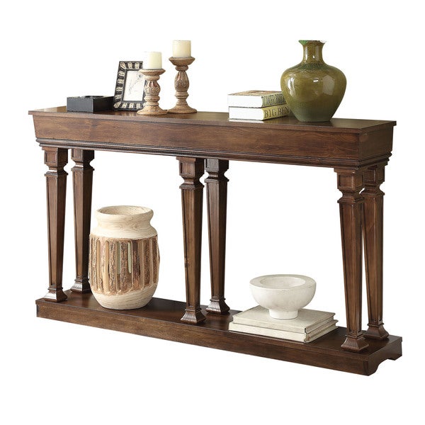 Acme Furniture Garrison Oak Console Table