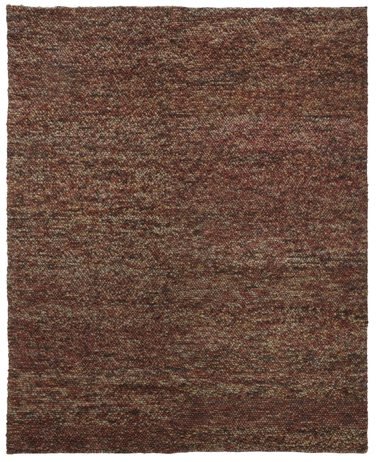 Genet Hand Woven Rust and Brown Rug by BD Fine