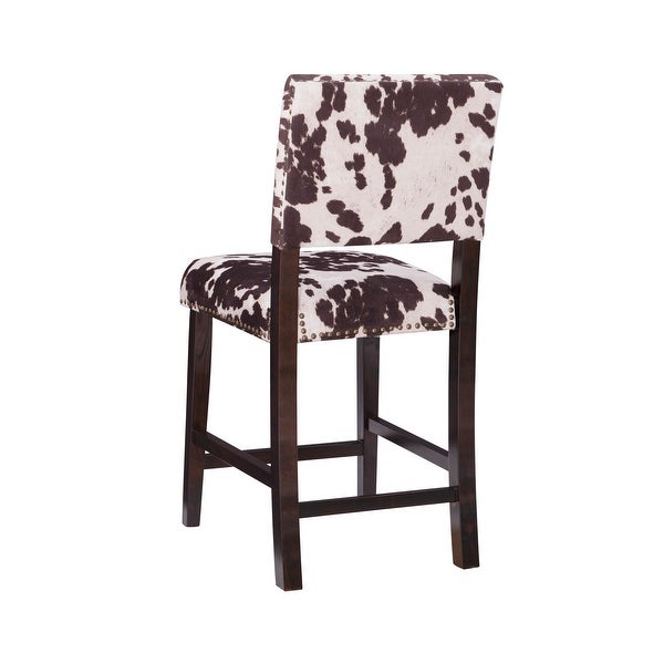 Corey Bar Stool with， Brown