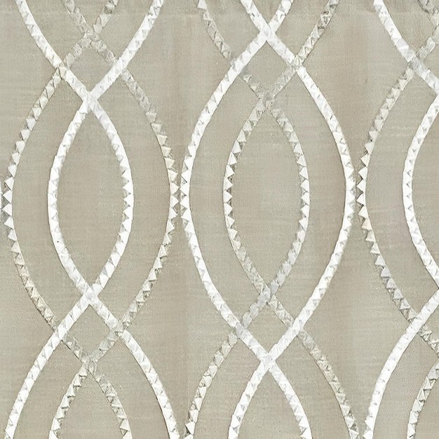 Rod Pocket Window Valance 50 quot X 17 quot Pearl By Rlf Home