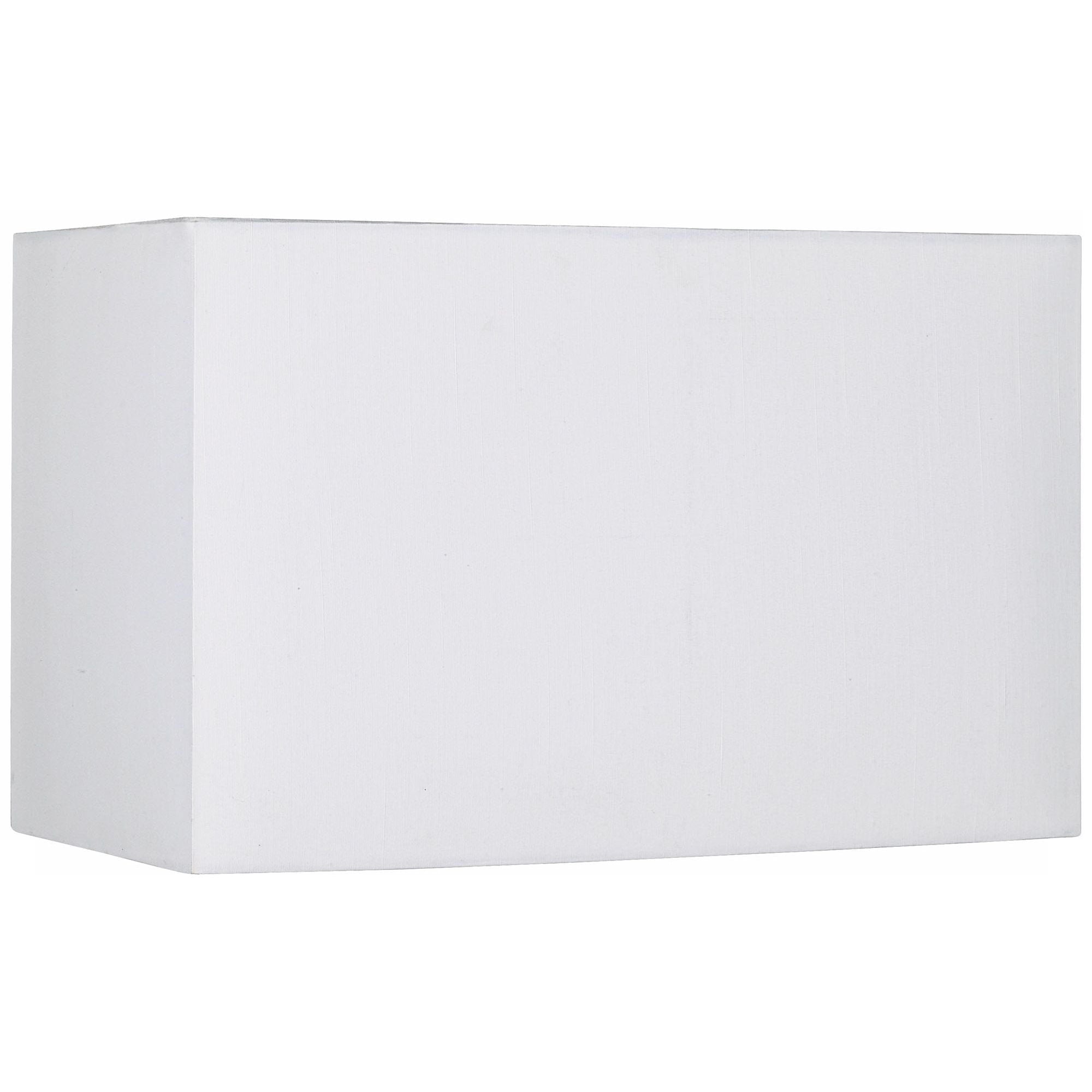 Brentwood White Medium Rectangular Hardback Lamp Shade 16