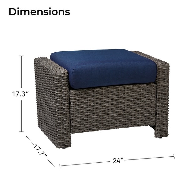 Murphy Outdoor Wicker Patio Furniture Swivel Glider Chair