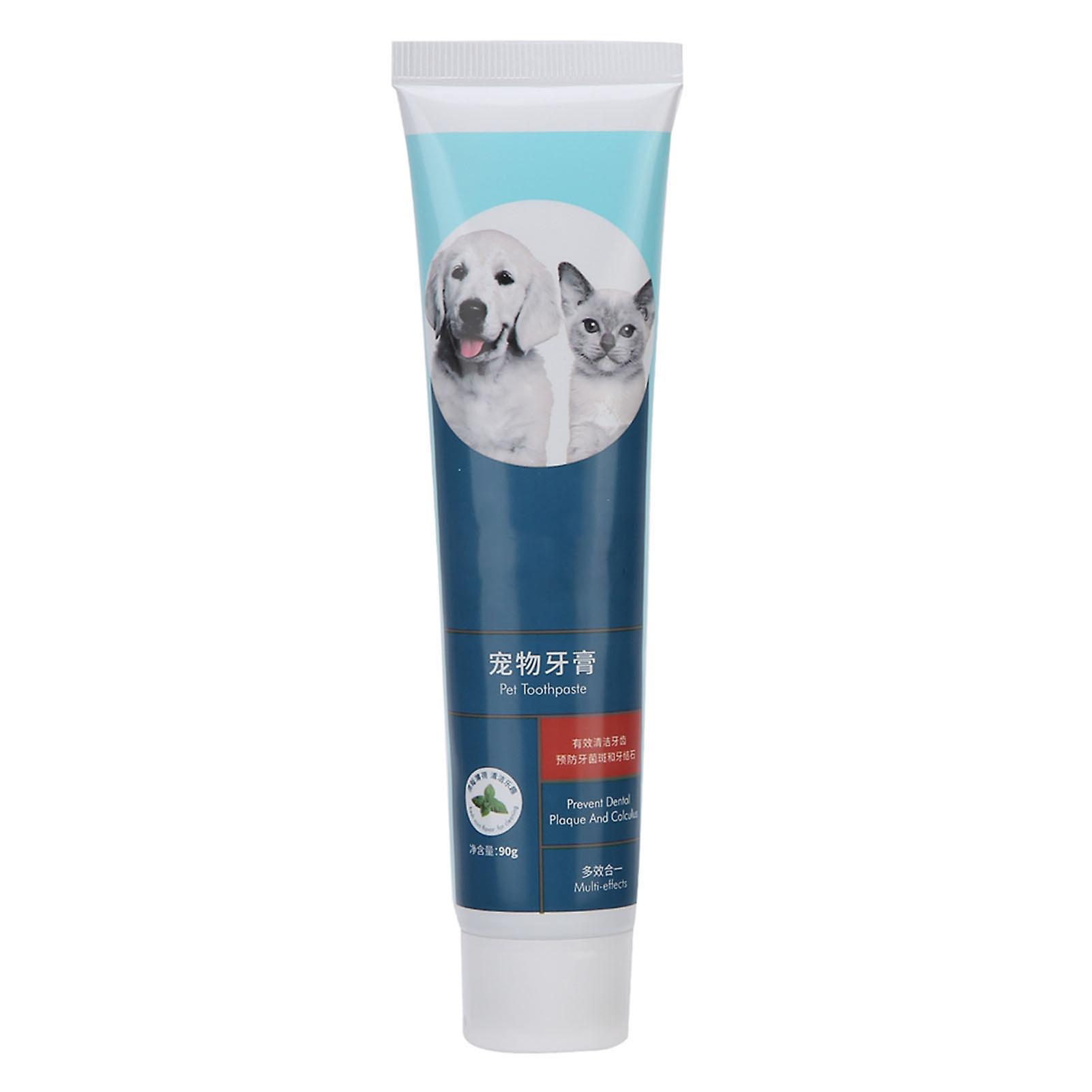 Pet Oral Cleaning Supplies Toothpaste Toothbrush Dog Accessories Eliminate Pet Bad Breathfresh Mint Flavor