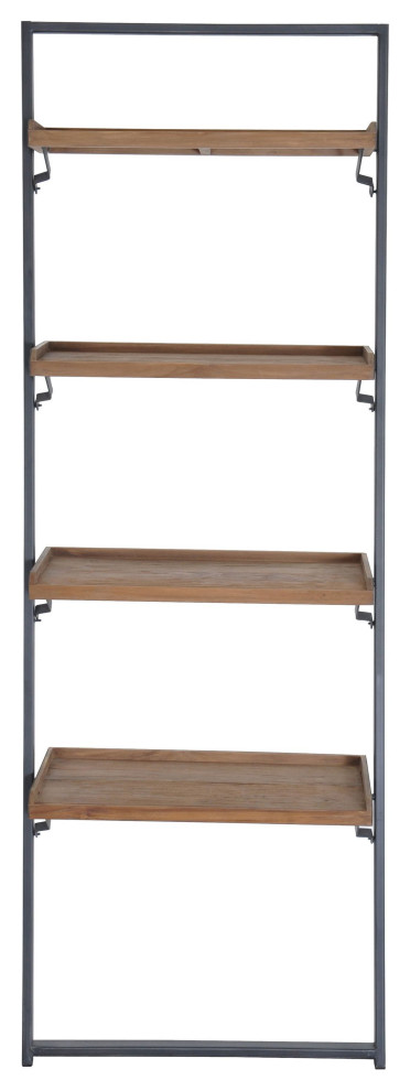 D Bodhi Wall Rack  Brown   Industrial   Bookcases   by LH Imports  Houzz