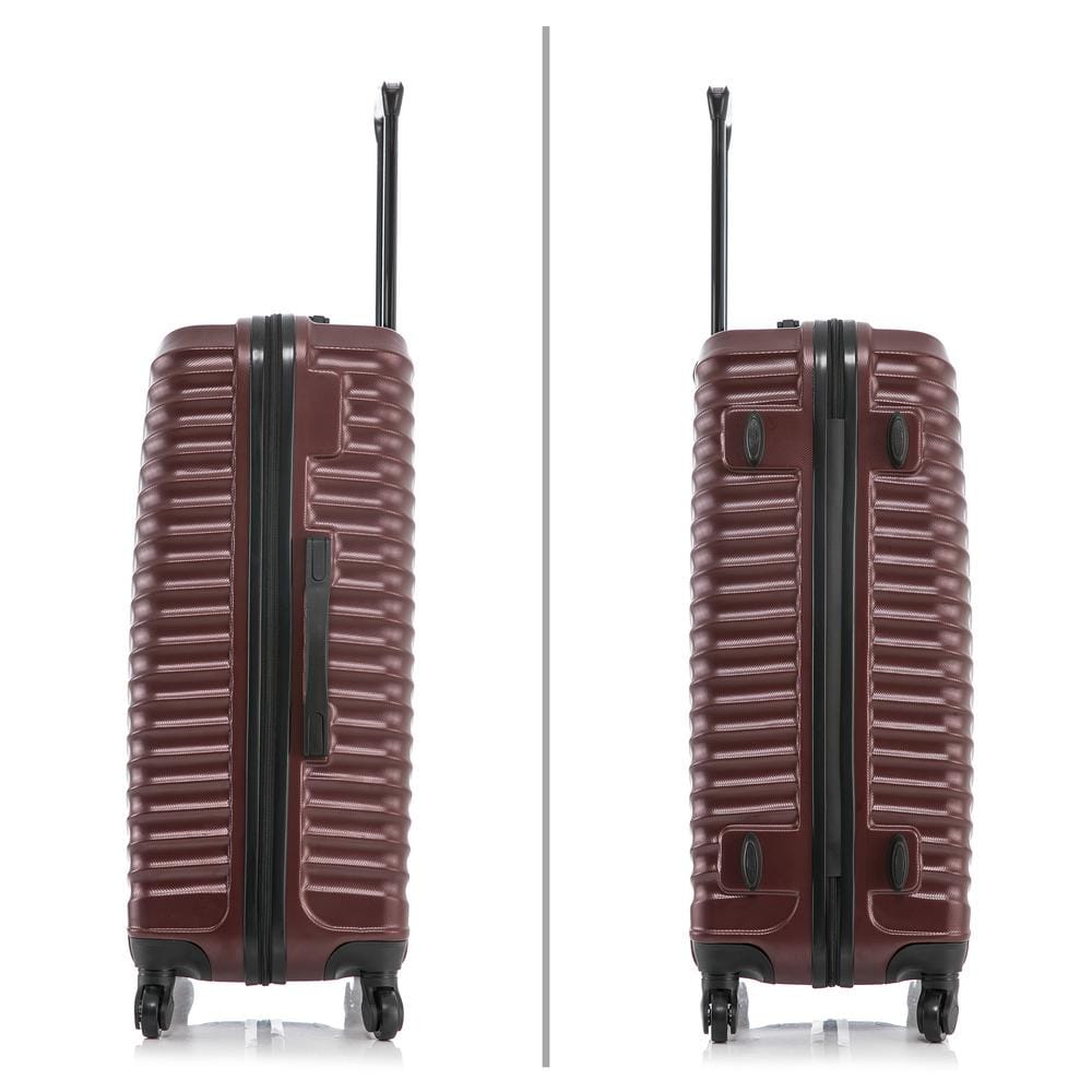 DUKAP 20 in. Carry-On Wine Adly Lightweight Hardside Spinner DKADL00S-WIN