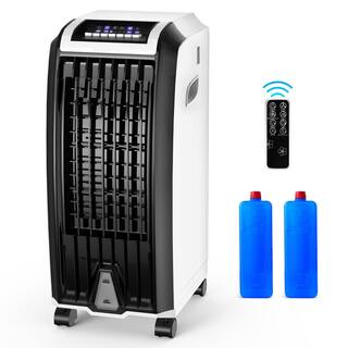 Gymax Portable Air Conditioner Air Evaporative Cooler Fan with Remote Control Casters Home Office GYMHD0097