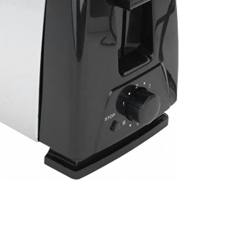 Brentwood 2-Slice Toaster (Stainless Steel and Black)