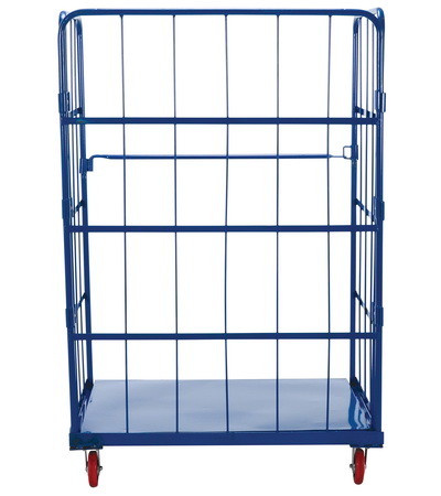 Vestil ROL 3143 1 blue nestable roller container 1...