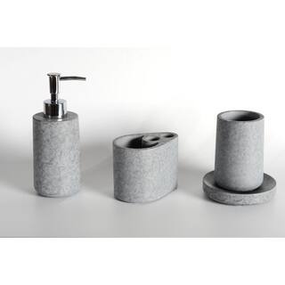 Movisa Concrete Terrazzo Bath Accessory Set MVBAZ01