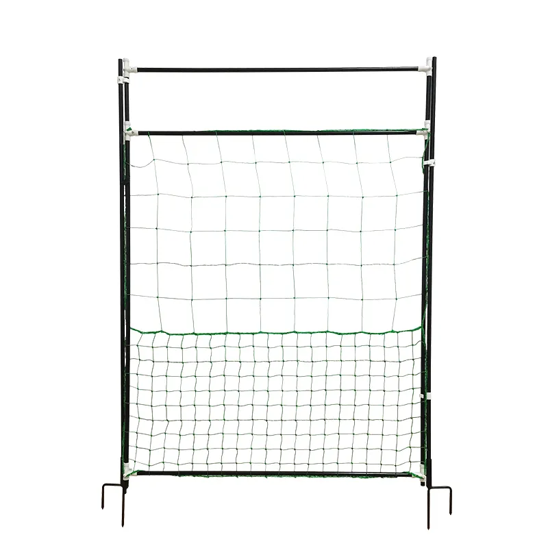 Green PE Netting With Fiberglass Post Gate for Electric Fence Netting