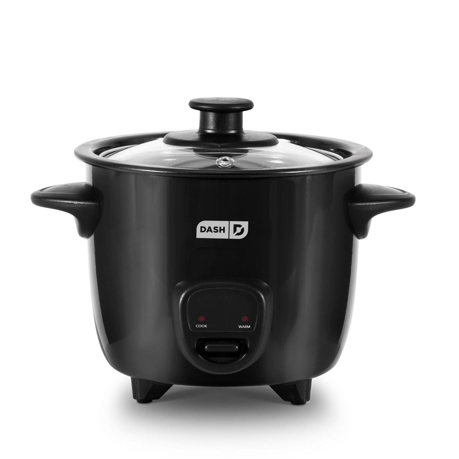 Dash Mini 2-Cup Rice Cooker with Keep Warm Function， Black