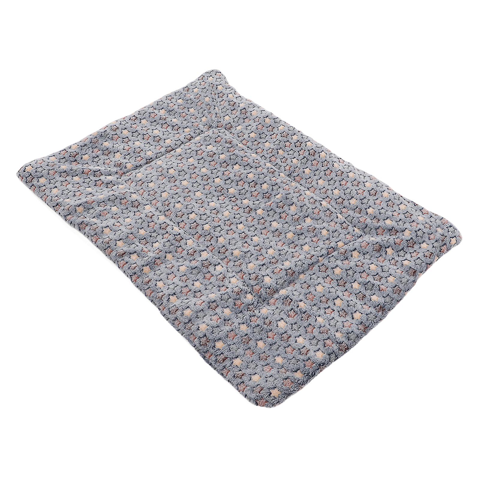 Pet Blanket Flannel Warm Soft Machine Washable Dog Sofa Car Sleeping Mat For Puppy Cat50x32cm