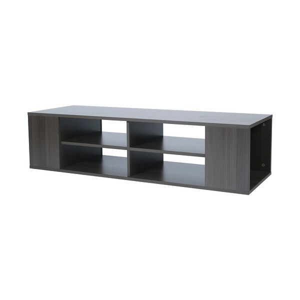 Floating TV Stand Component Shelf with Height Adjustable